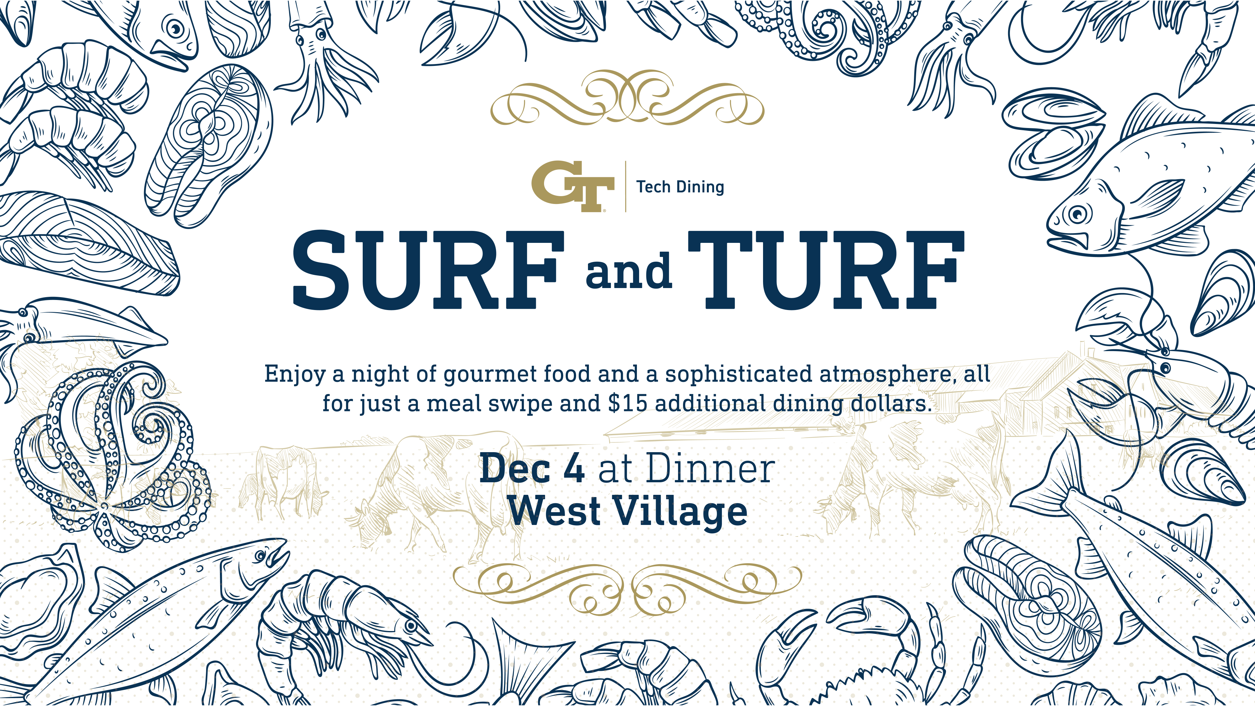 Surf and Turf Event Dec 4