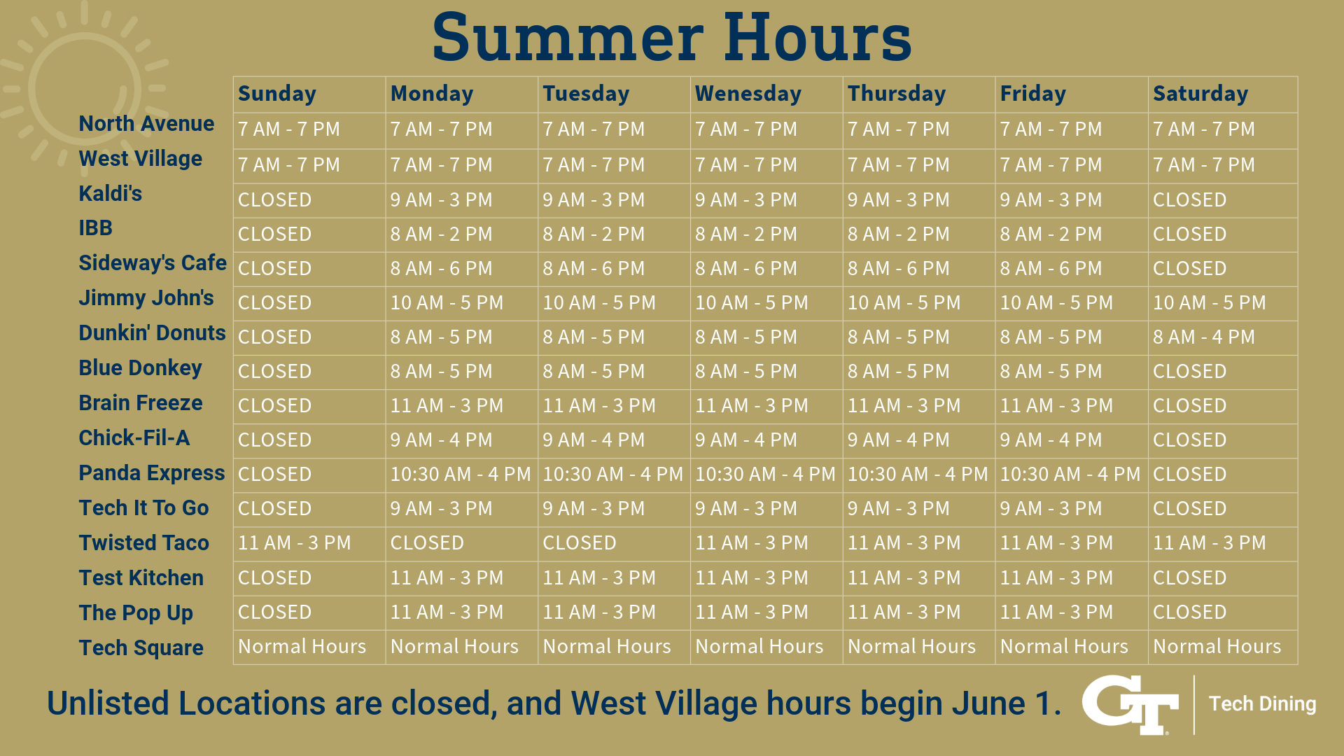 Summer 2025 Hours Revised