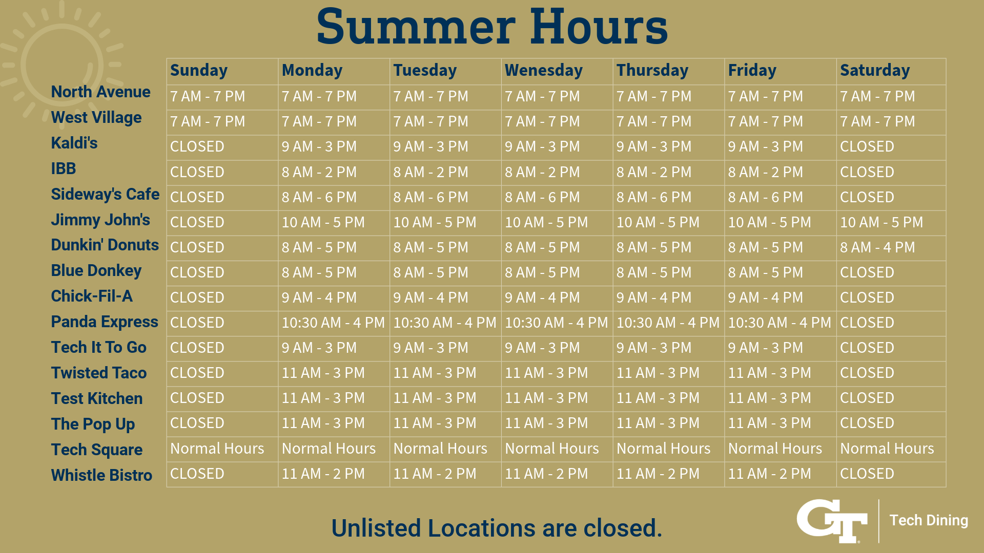 Summer 2025 Hours Revised