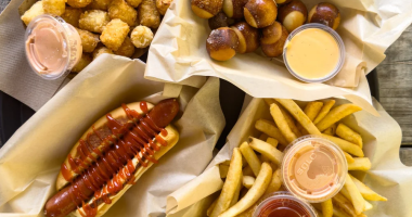 Hot Dogs, Fries, Tater Tots, Pretzel Bites