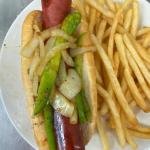 Brat Plate with Fries