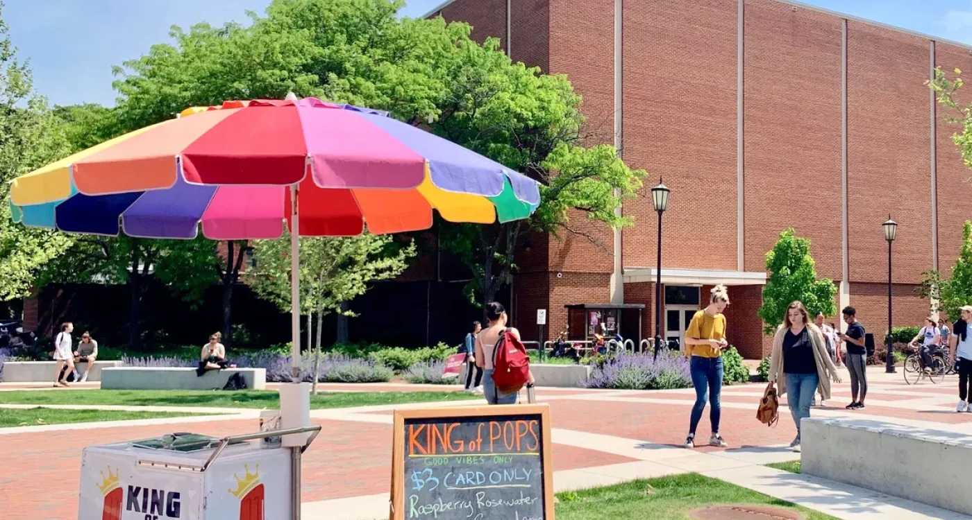King of Pops on College Campus